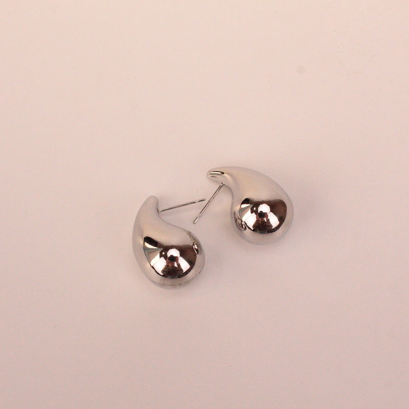 Pendientes Gota Plata